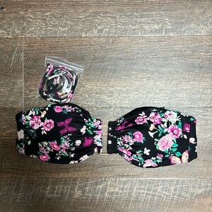 NWOT Victoria’s Secret Swim Bikini Floral Top Size Size M